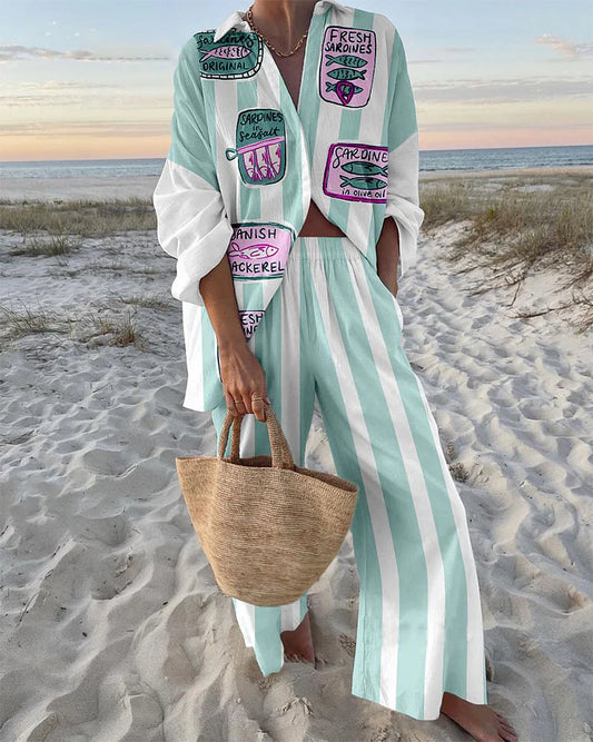 Holiday Stripes | Tweedelige Set