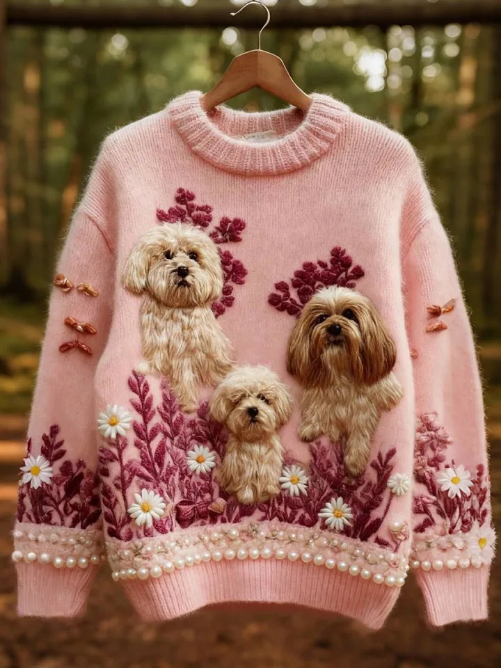 Sarah | Winterkerst dieren trui