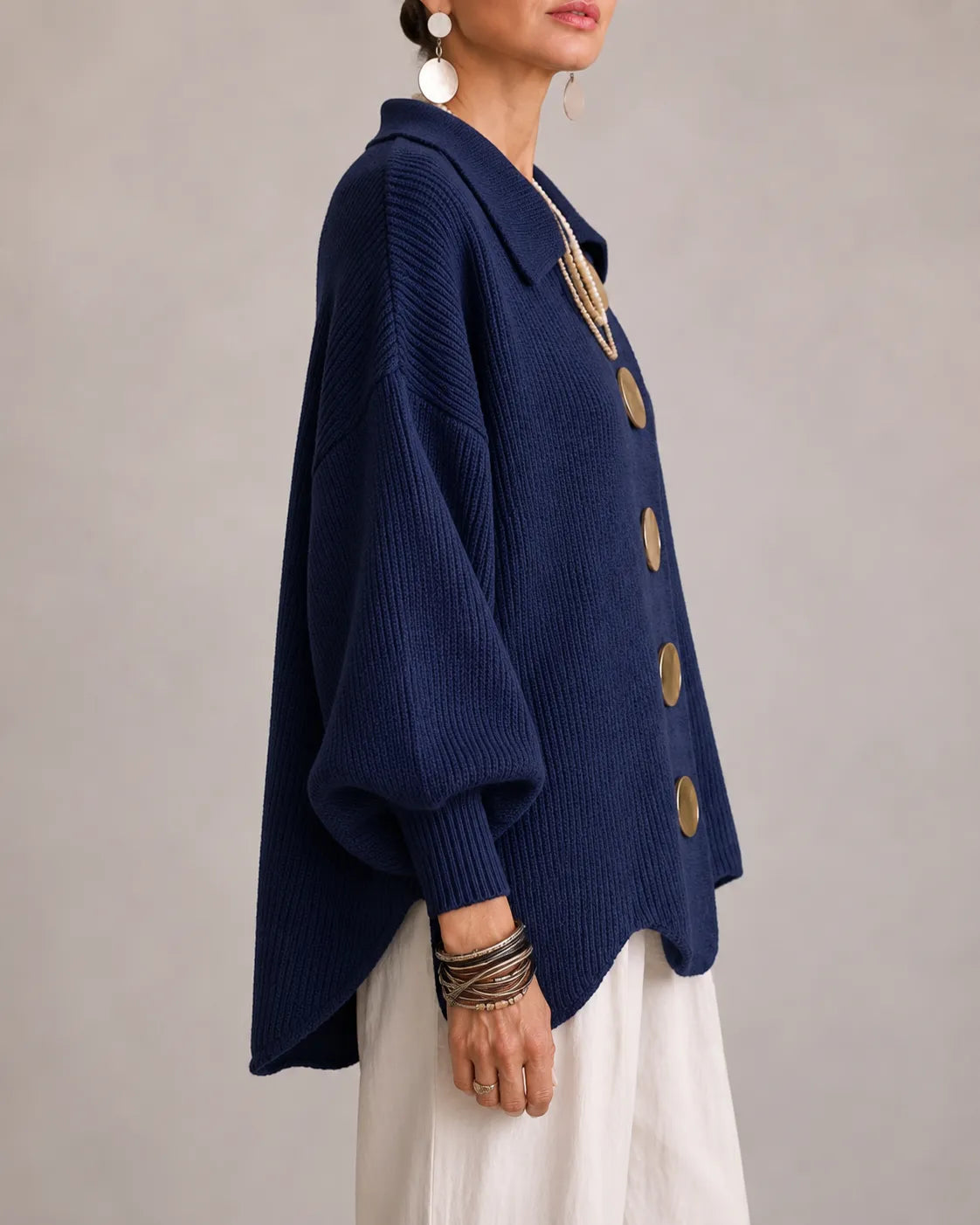 Elara | Oversized gebreide trui voor dames