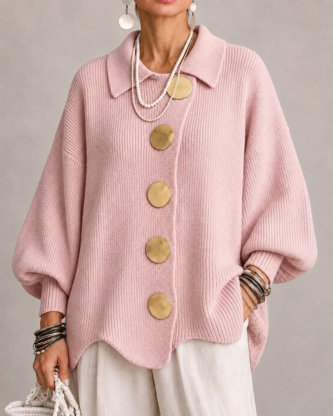 Elara | Oversized gebreide trui voor dames