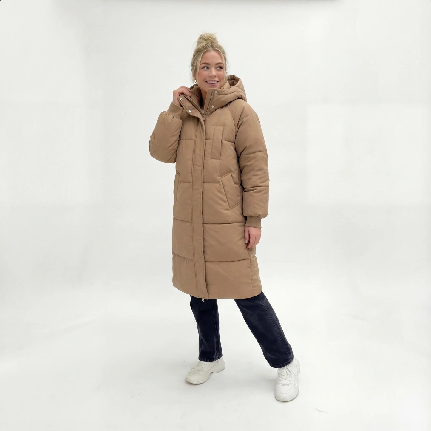 Masha | Klassieke Lange Puffer Jas