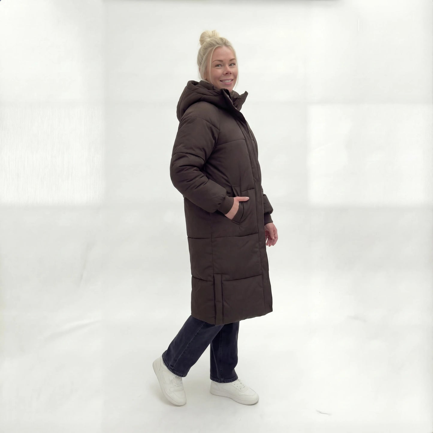 Masha | Klassieke Lange Puffer Jas