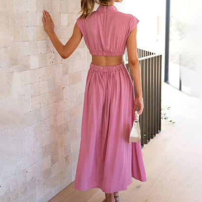 CAMILA - Elegante mouwloze zomerjurk