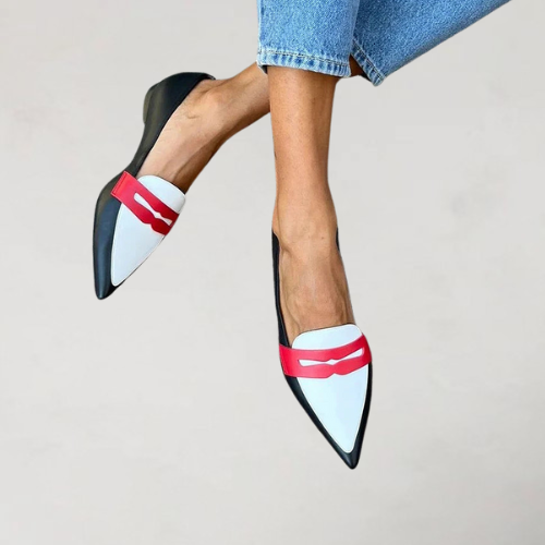 ILSE | PATCHWORK LOAFERS MET COLOURBLOCK GESP
