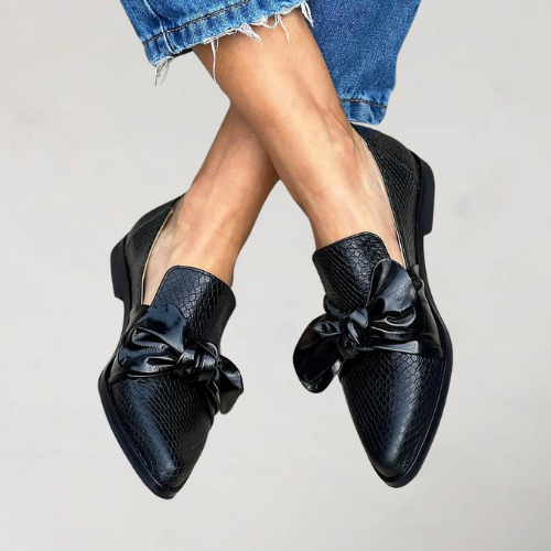 CARINE | ELEGANTE LOAFERS METSLANGENLEER PRINT