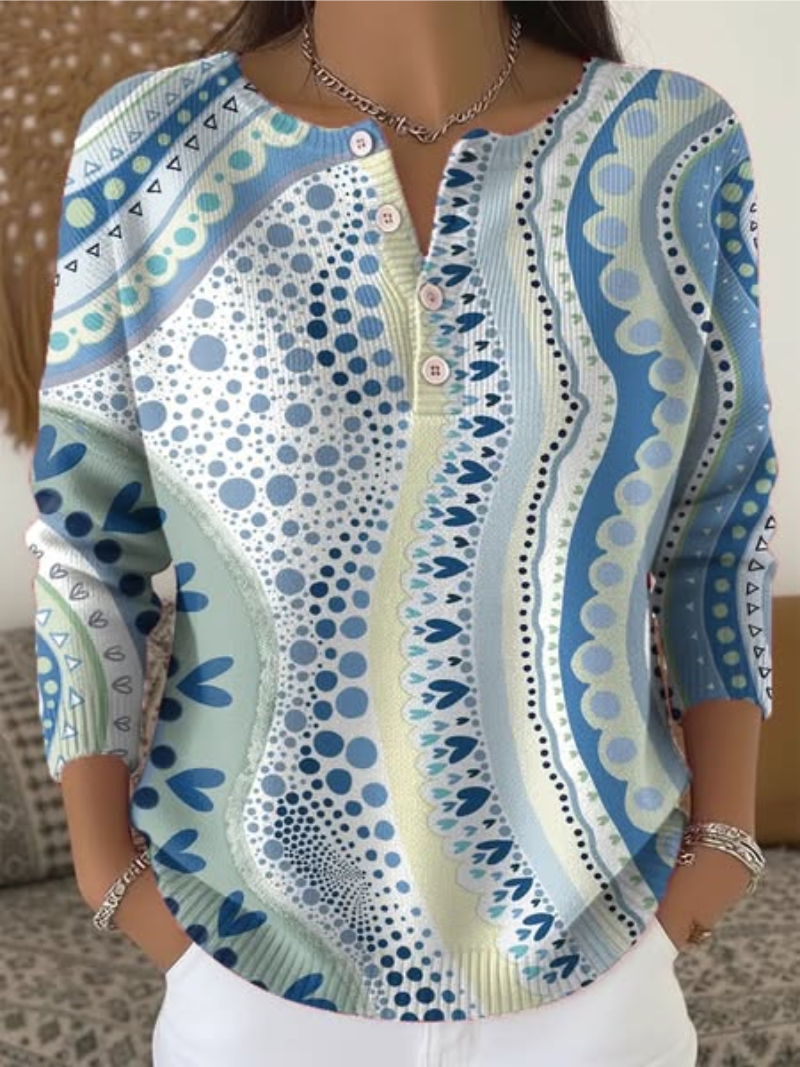 Mira – Zachte trui met knopen