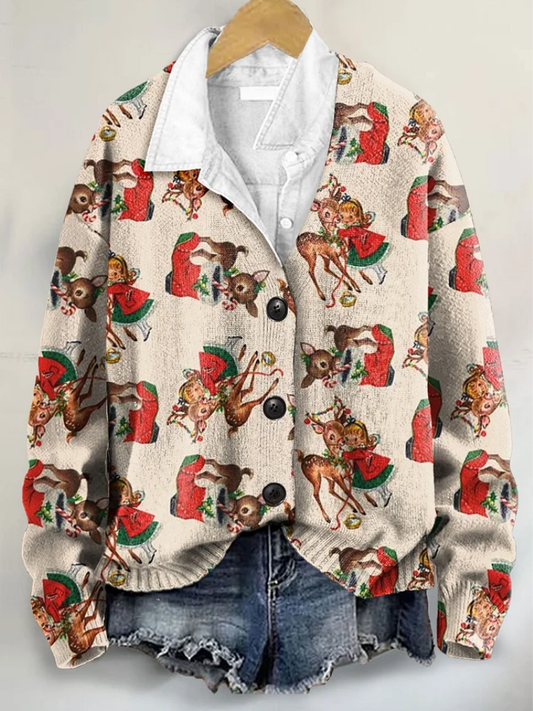 Noor – Kerstblouse met rendieren