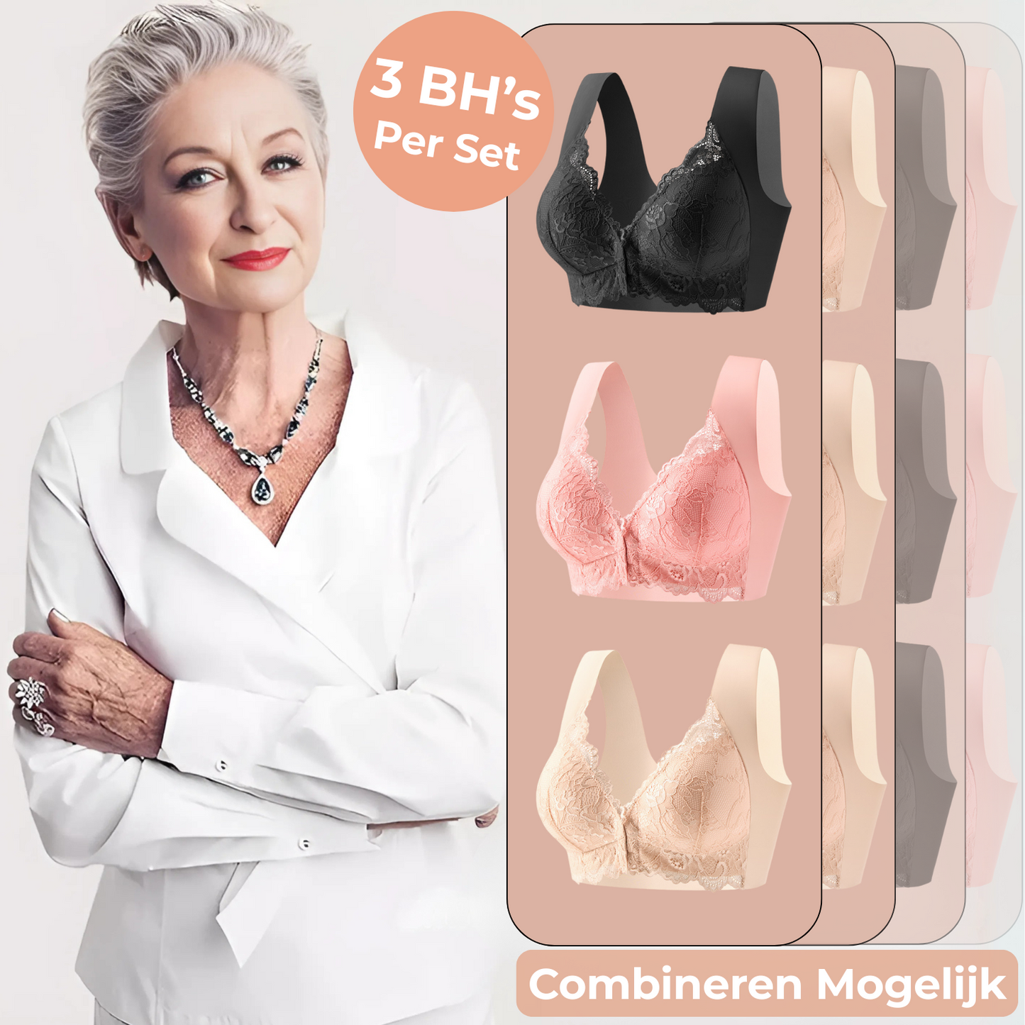 Mirella | Vormgevende Beha - Set van 3