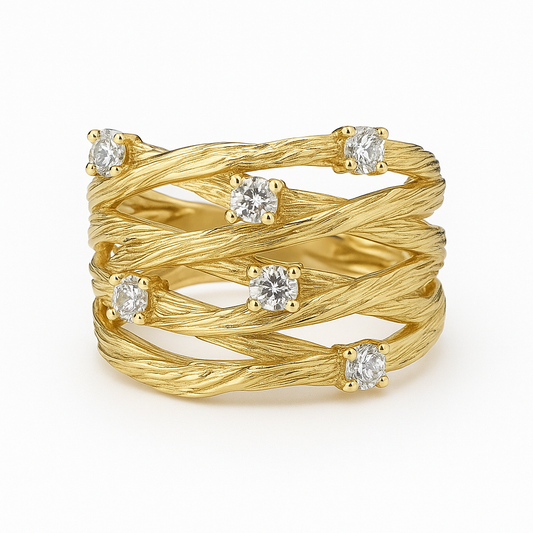Gouden vintage ring
