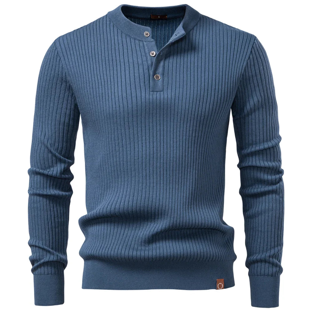 Jongman™ | Casual Winter Poloshirt Met Knopen