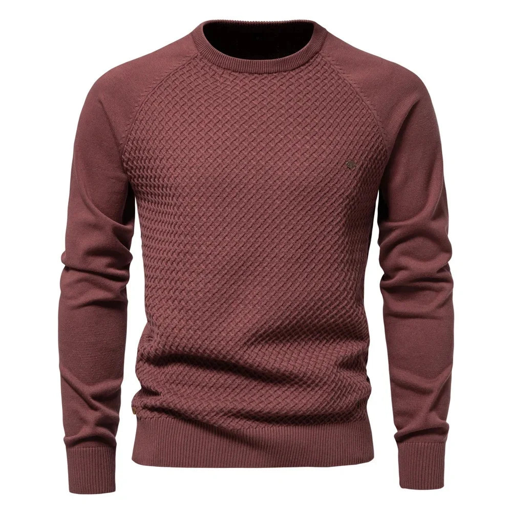Jongman™ | Gebreid Heren Sweatshirt Met Ronde Hals