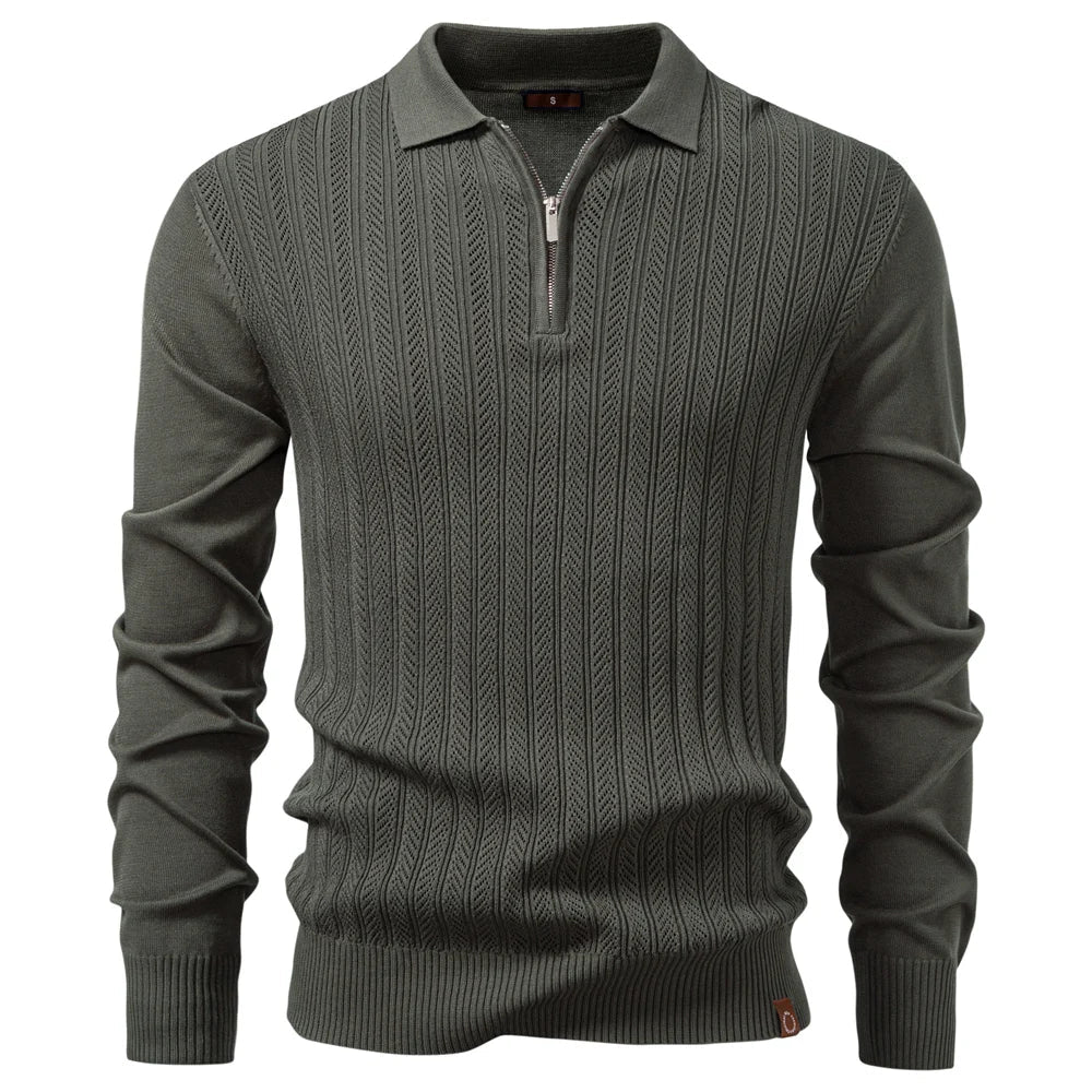 Jongman™ |  Slim-Fit & Casual Polo Met Rits