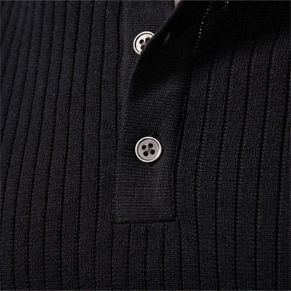 Jongman™ | Casual Winter Poloshirt Met Knopen