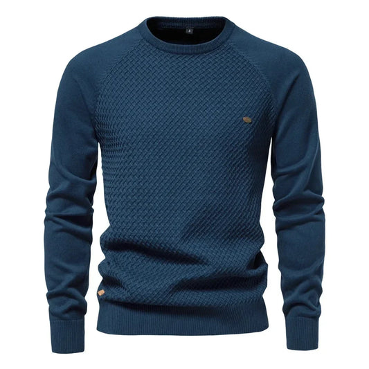 Jongman™ | Gebreid Heren Sweatshirt Met Ronde Hals