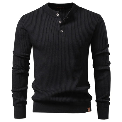 Jongman™ | Casual Winter Poloshirt Met Knopen
