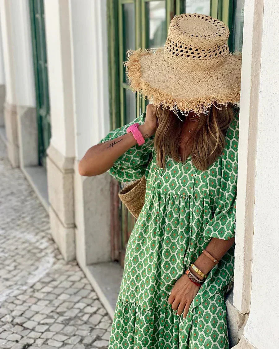 Fleur™ Bohemian Maxi Jurk