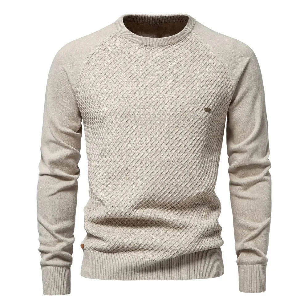 Jongman™ | Gebreid Heren Sweatshirt Met Ronde Hals