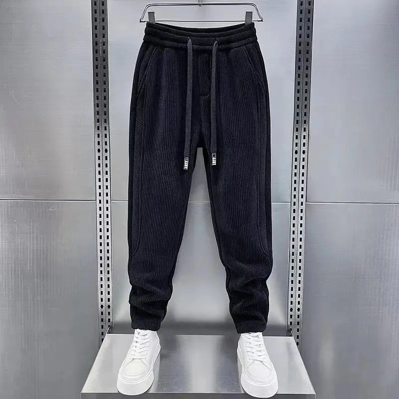 Olivier – Casual joggingbroek van corduroy en fleece