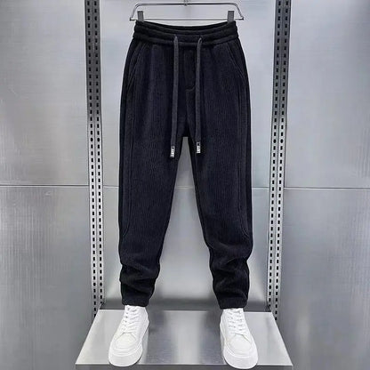 Olivier – Casual joggingbroek van corduroy en fleece