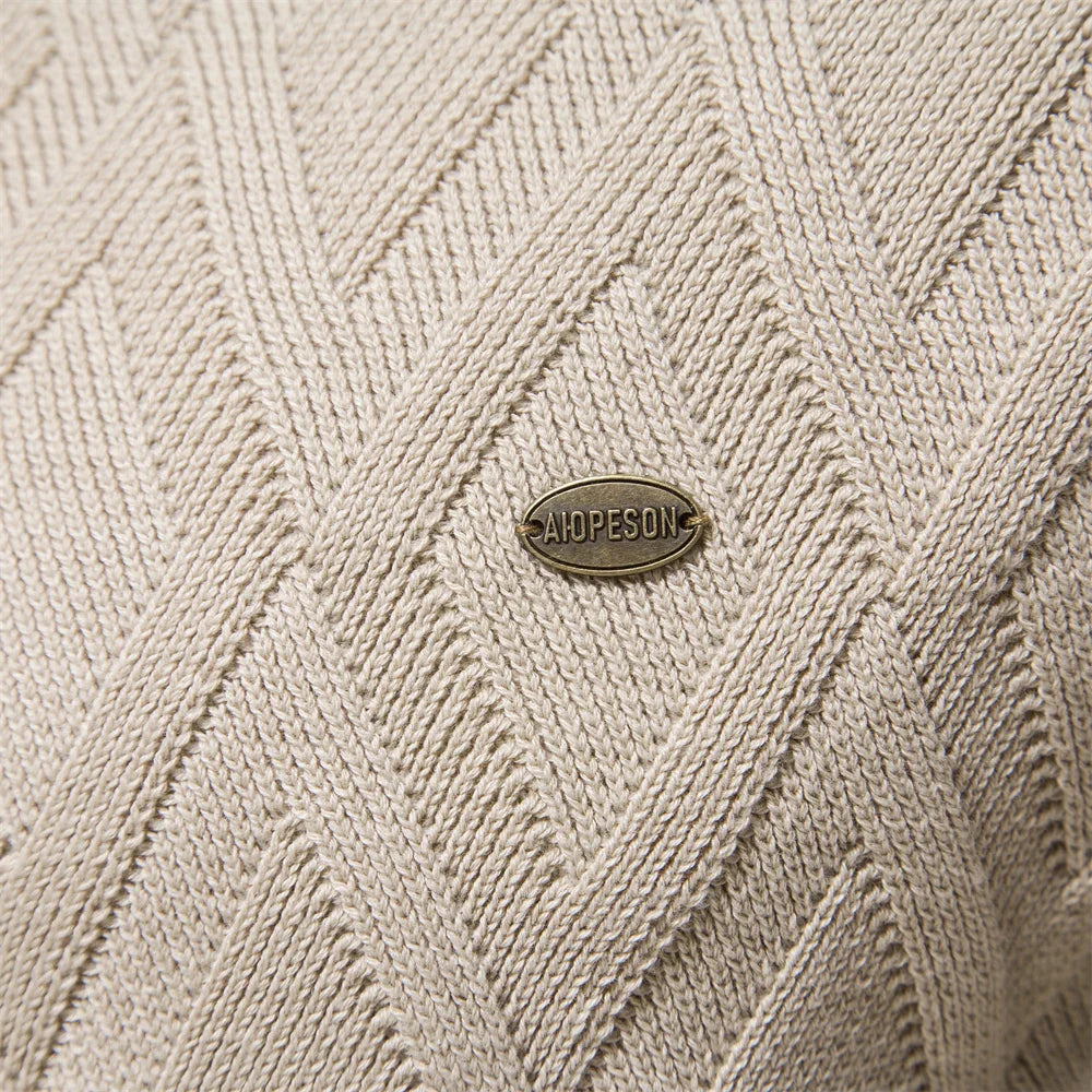 Jongman™ | Heren Trui Met Ruitdesign