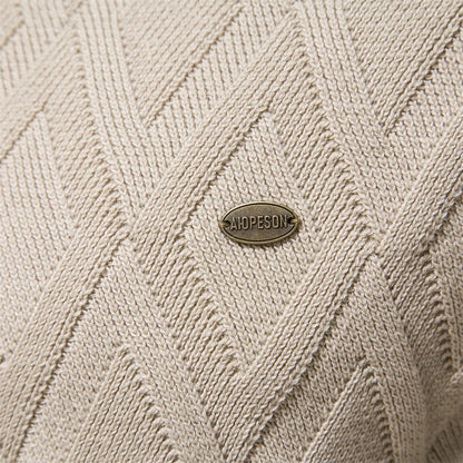 Jongman™ | Heren Trui Met Ruitdesign