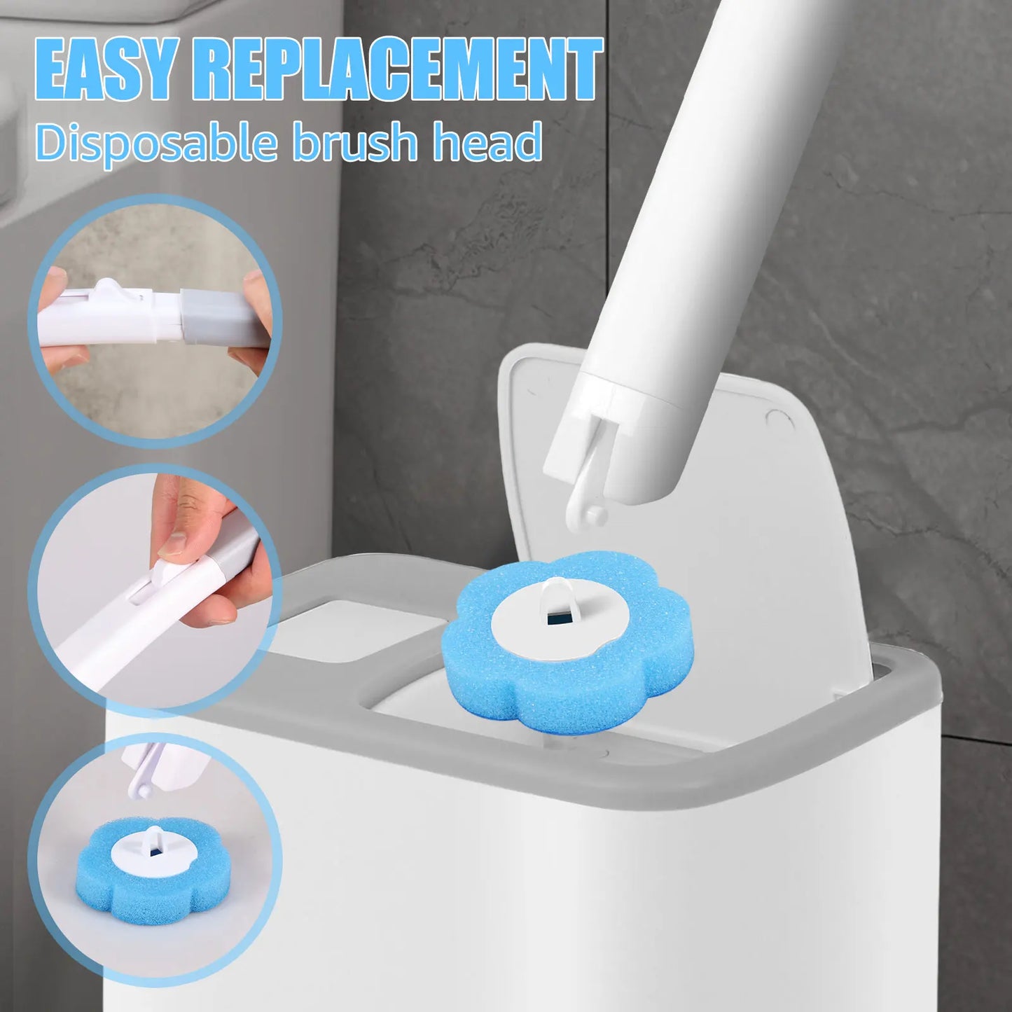 Cleaniq™ | Toiletborstel met Wegwerp GeurPads