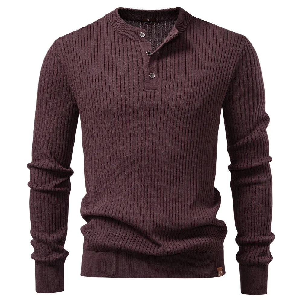 Jongman™ | Casual Winter Poloshirt Met Knopen