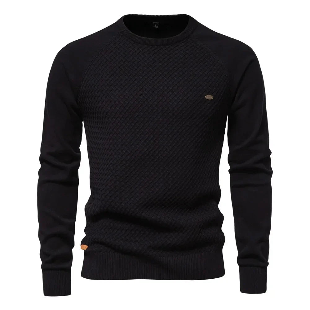 Jongman™ | Gebreid Heren Sweatshirt Met Ronde Hals