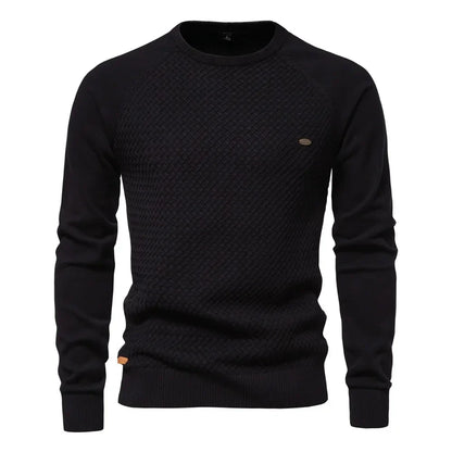 Jongman™ | Gebreid Heren Sweatshirt Met Ronde Hals