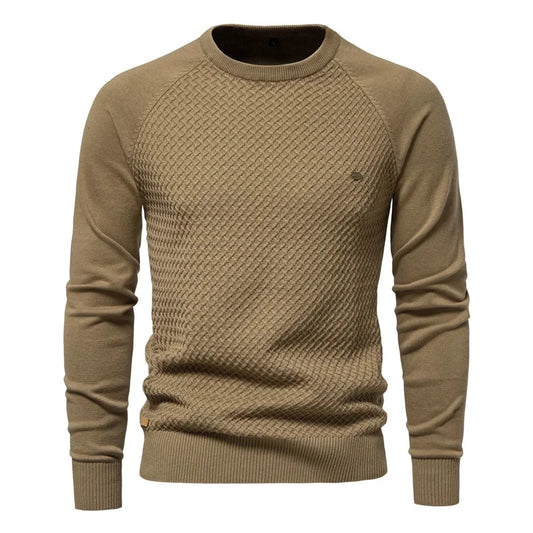 Jongman™ | Gebreid Heren Sweatshirt Met Ronde Hals