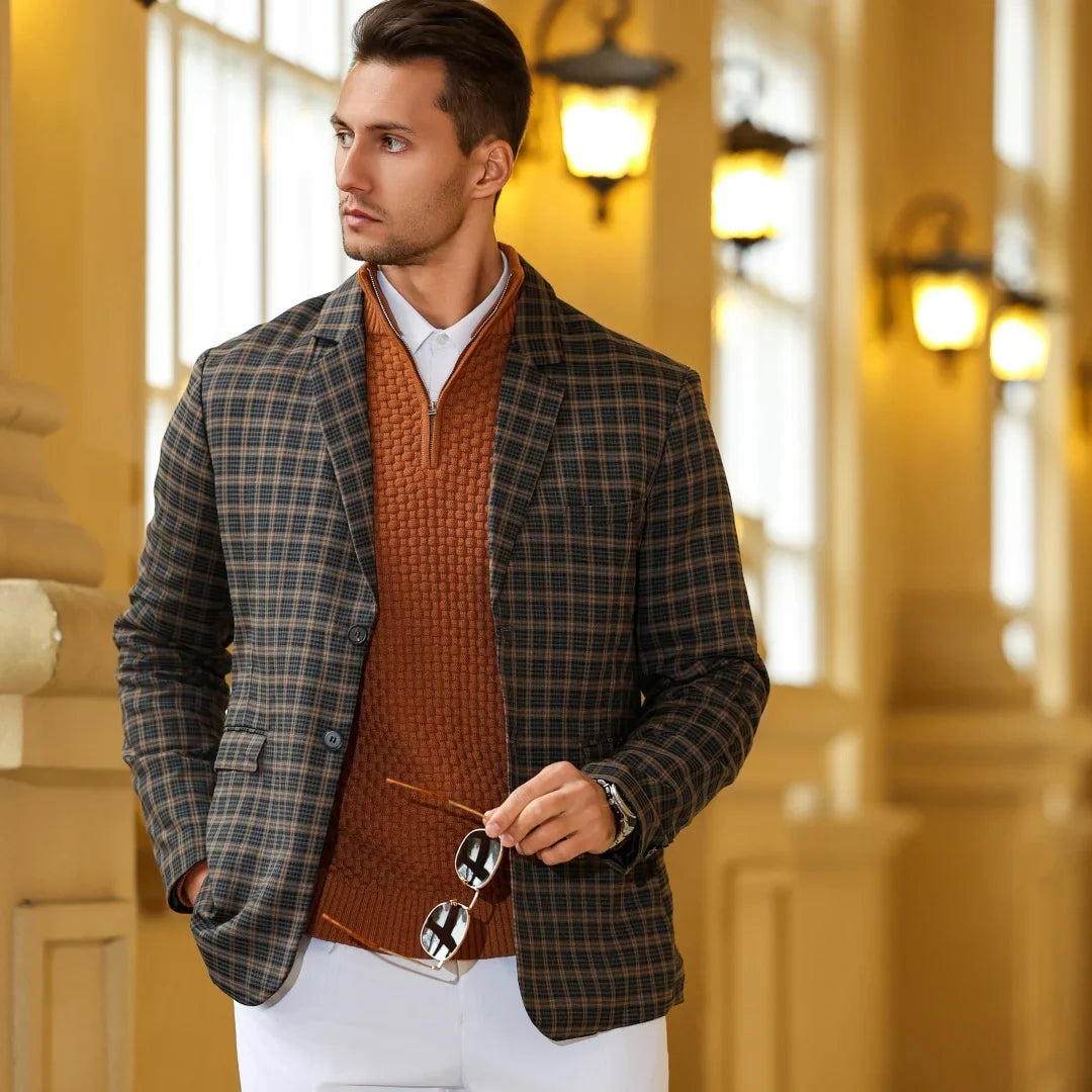 Jongman™ | Wafelgebreide Heren Trui