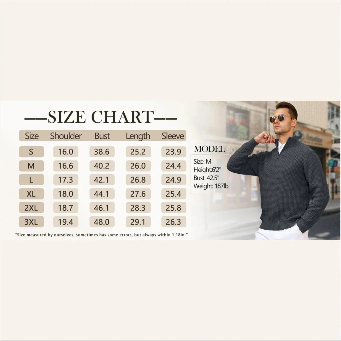 Jongman™ | Wafelgebreide Heren Trui