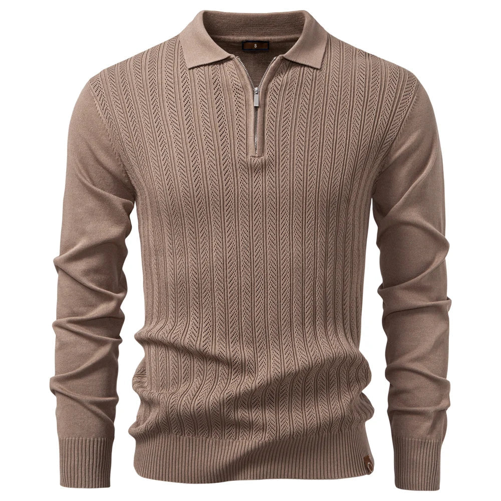 Jongman™ |  Slim-Fit & Casual Polo Met Rits