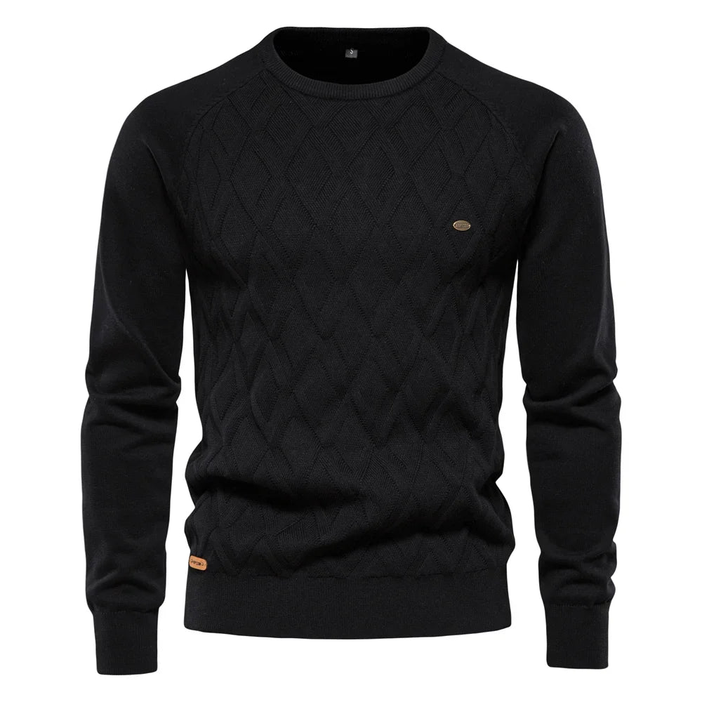 Jongman™ | Heren Trui Met Ruitdesign
