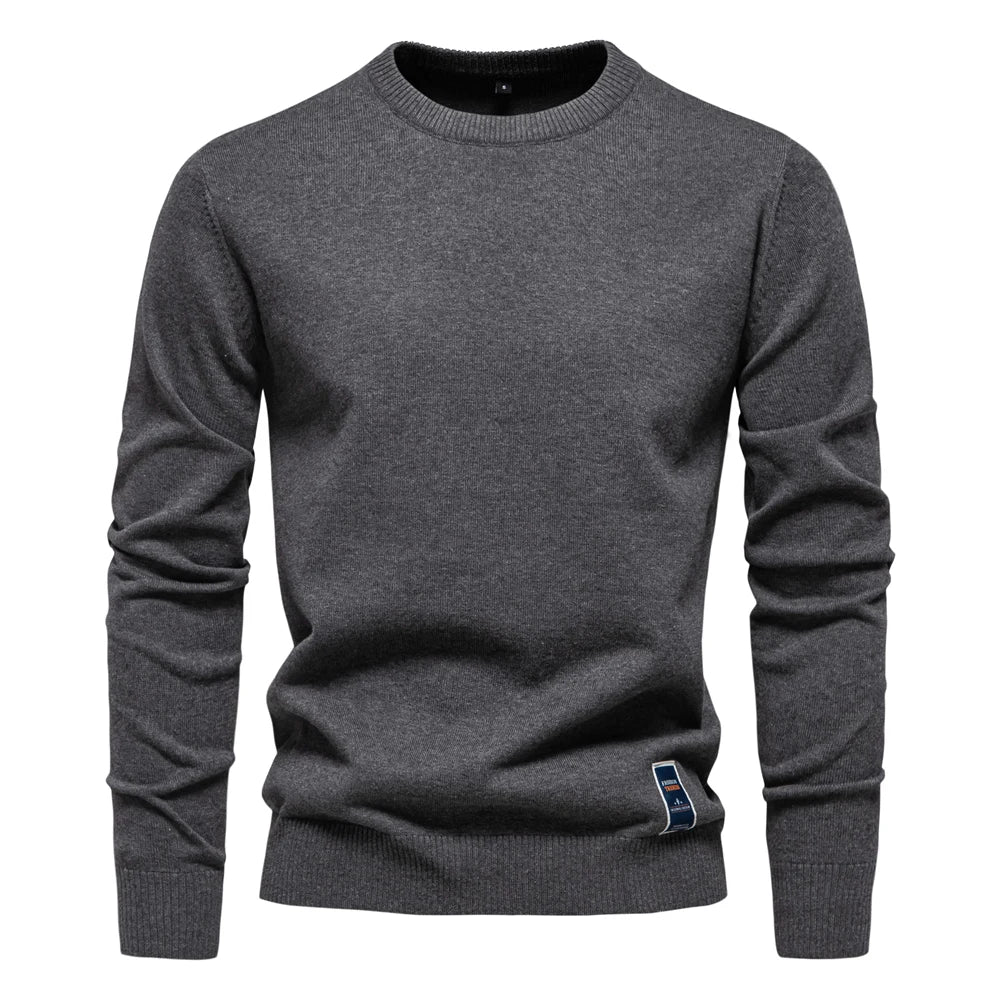 Jongman™ | Casual Sweater Met Ronde Hals