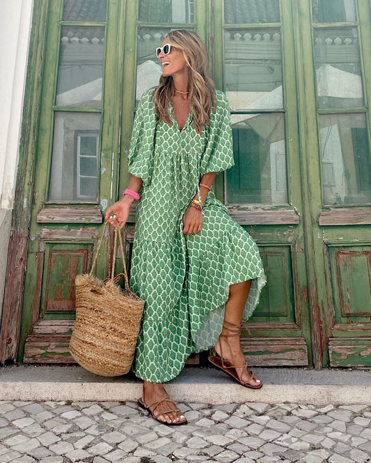 Fleur™ Bohemian Maxi Jurk