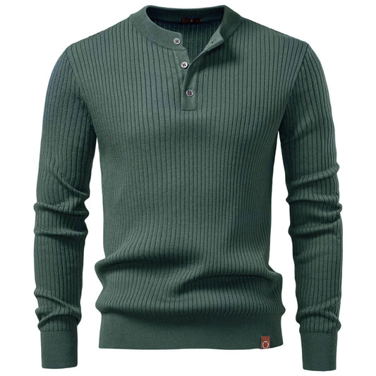 Jongman™ | Casual Winter Poloshirt Met Knopen