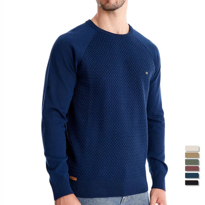 Jongman™ | Gebreid Heren Sweatshirt Met Ronde Hals