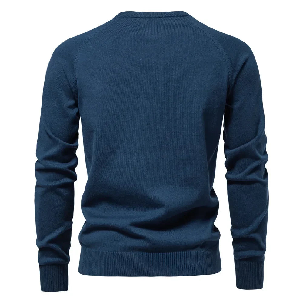 Jongman™ | Gebreid Heren Sweatshirt Met Ronde Hals