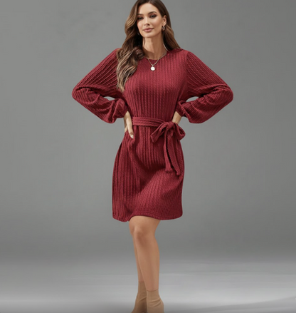 Gebreide mini jurk