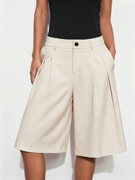 Elin | Elegante High-Waist Bermuda Pantalon