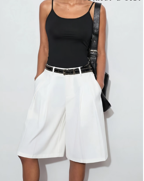 Elin | Elegante High-Waist Bermuda Pantalon