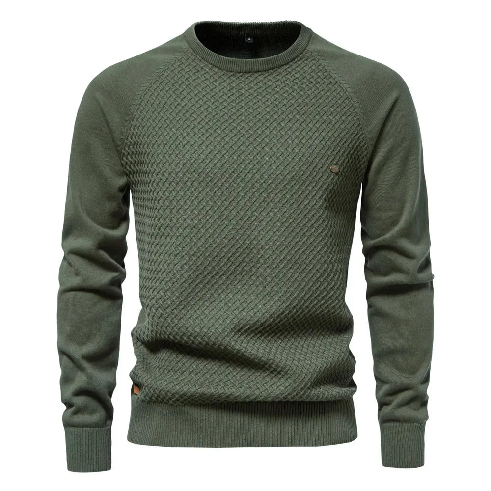 Jongman™ | Gebreid Heren Sweatshirt Met Ronde Hals