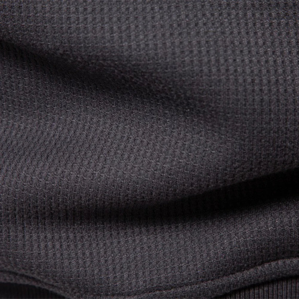 Jongman™ | Fleece Gevoerd Sweatshirt Met Knoopdesign