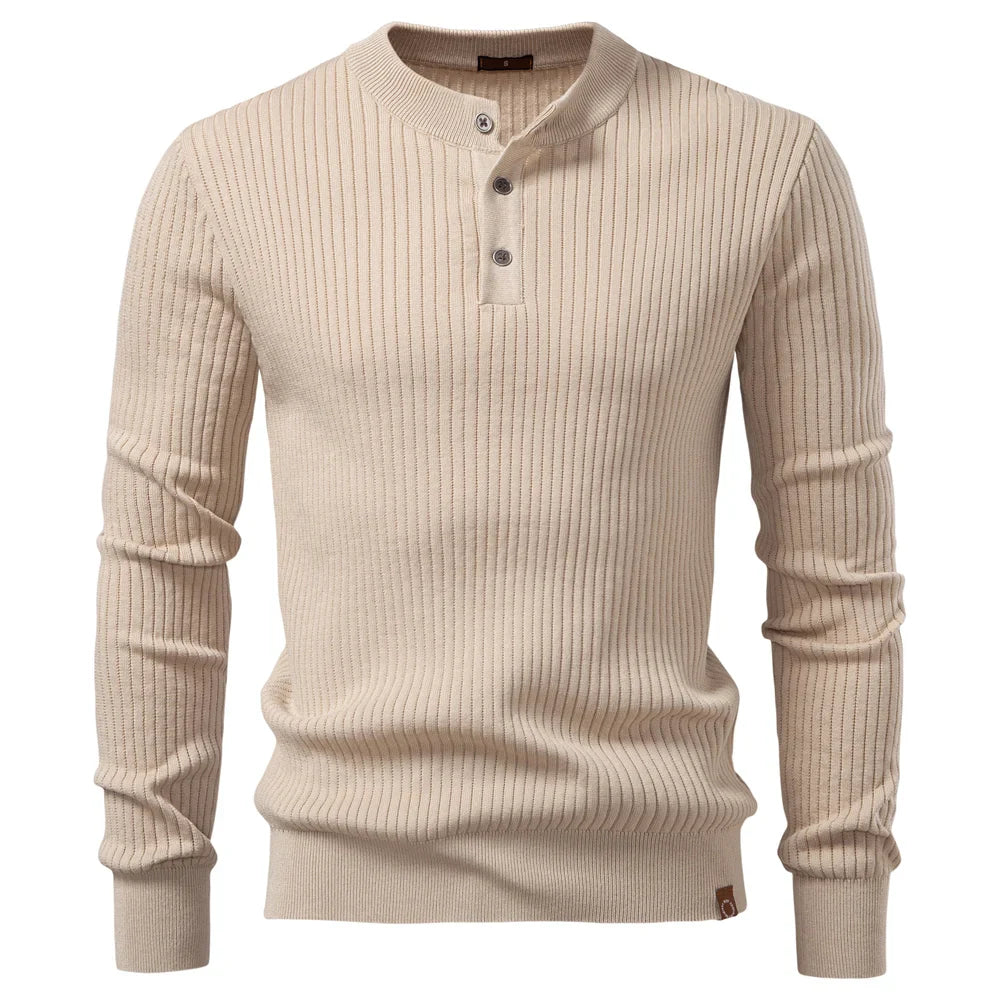 Jongman™ | Casual Winter Poloshirt Met Knopen