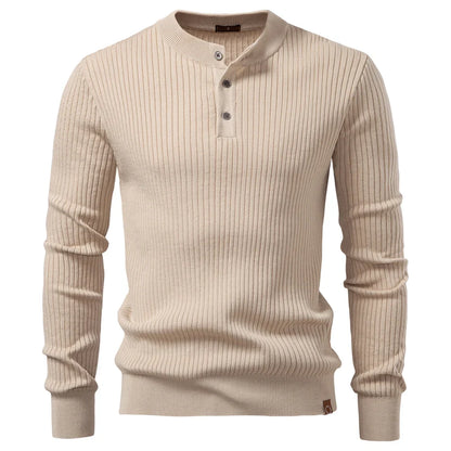 Jongman™ | Casual Winter Poloshirt Met Knopen