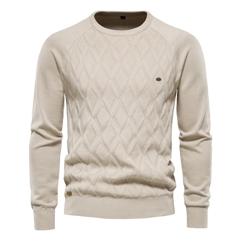 Jongman™ | Heren Trui Met Ruitdesign