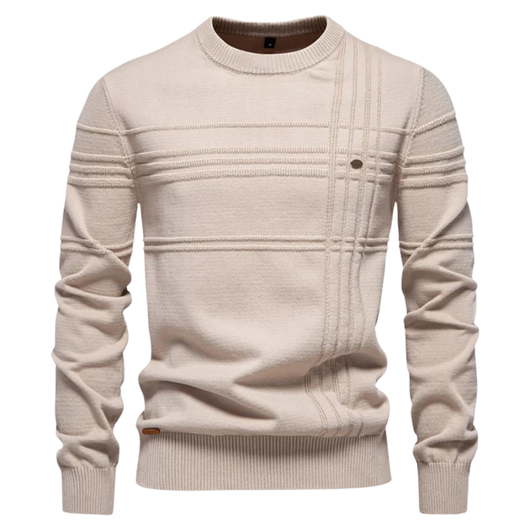 Jongman™ | Katoenen Herentrui Met Ruitdesign
