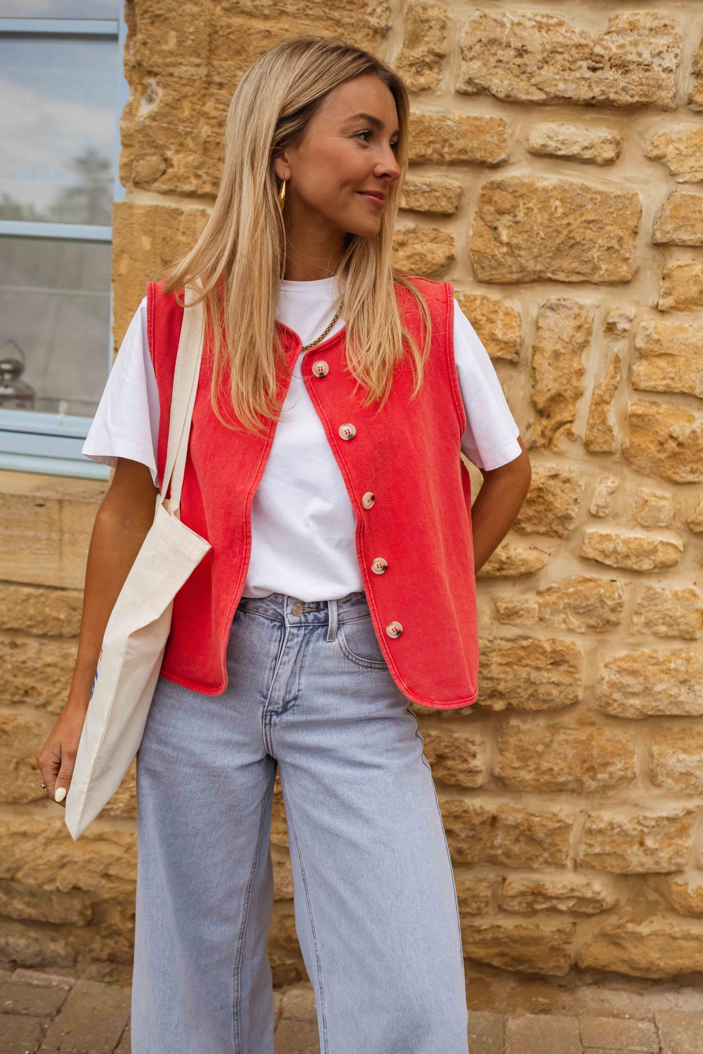 Lina™ | Zomervest met retro flair