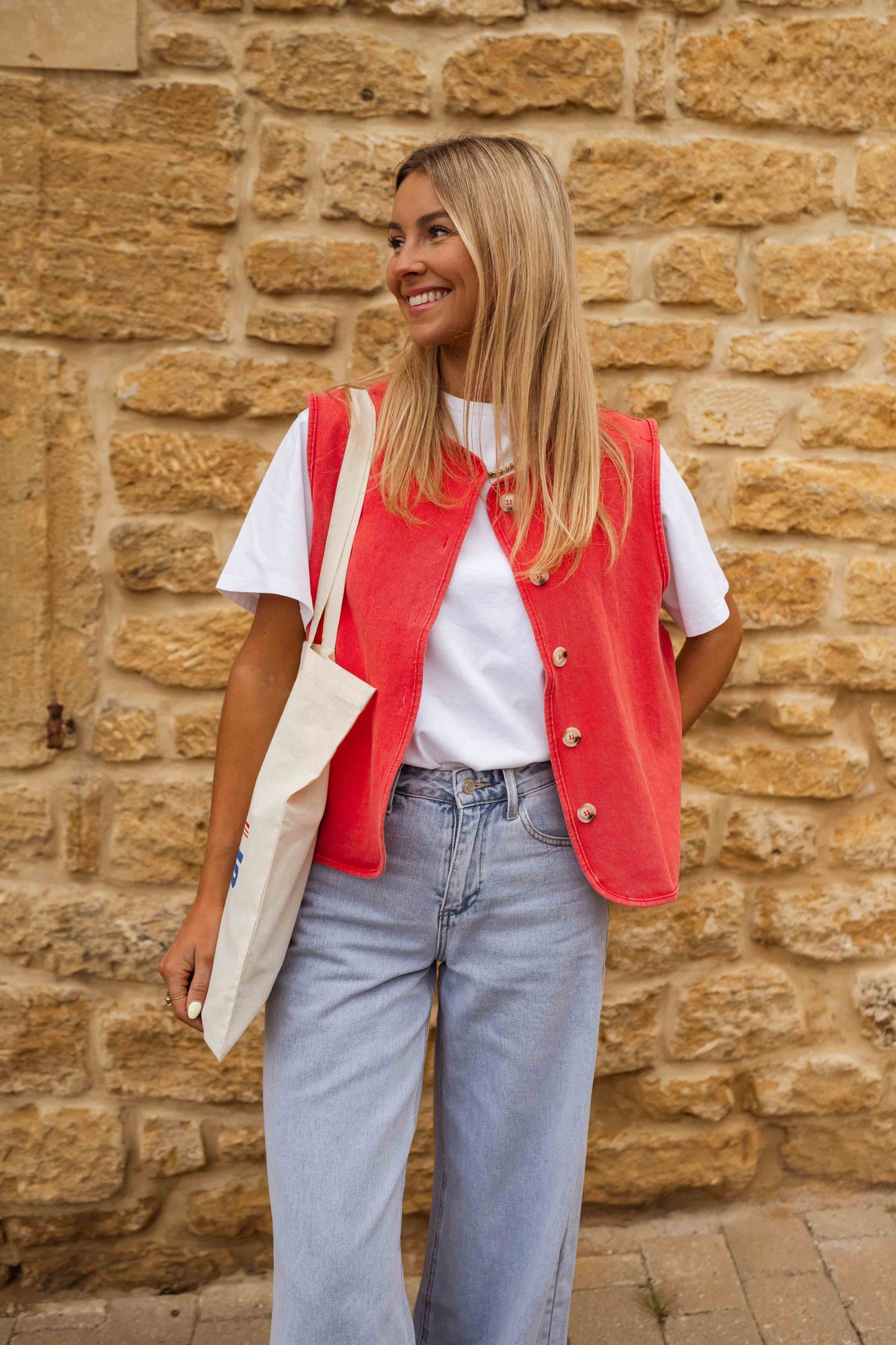 Lina™ | Zomervest met retro flair
